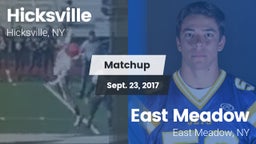 Matchup: Hicksville High vs. East Meadow  2017