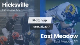 Matchup: Hicksville High vs. East Meadow  2016