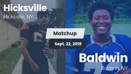 Matchup: Hicksville High vs. Baldwin  2018