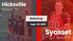 Matchup: Hicksville High vs. Syosset  2018