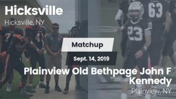 Matchup: Hicksville High vs. Plainview Old Bethpage John F Kennedy  2019