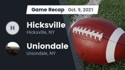 Recap: Hicksville  vs. Uniondale  2021