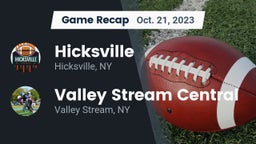 Recap: Hicksville  vs. Valley Stream Central  2023