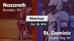 Matchup: Nazareth vs. St. Dominic  2016