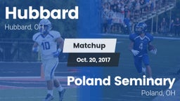 Matchup: Hubbard vs. Poland Seminary  2017
