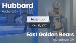 Matchup: Hubbard vs. East  Golden Bears 2017