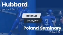 Matchup: Hubbard vs. Poland Seminary  2018