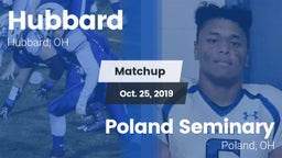 Matchup: Hubbard vs. Poland Seminary  2019