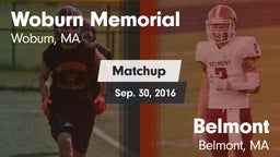 Matchup: Woburn Memorial vs. Belmont  2016