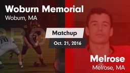 Matchup: Woburn Memorial vs. Melrose  2016