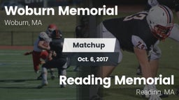 Matchup: Woburn Memorial vs. Reading Memorial  2017