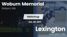 Matchup: Woburn Memorial vs. Lexington  2017