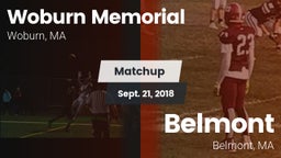 Matchup: Woburn Memorial vs. Belmont  2018