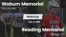 Matchup: Woburn Memorial vs. Reading Memorial  2018