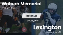 Matchup: Woburn Memorial vs. Lexington  2018