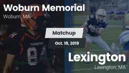 Matchup: Woburn Memorial vs. Lexington  2019