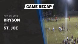 Recap: Bryson  vs. St. Joe  2015