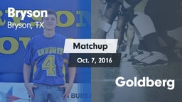Matchup: Bryson vs. Goldberg 2016