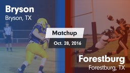 Matchup: Bryson vs. Forestburg  2016