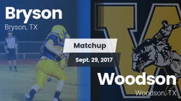 Matchup: Bryson vs. Woodson  2017