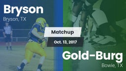 Matchup: Bryson vs. Gold-Burg  2017