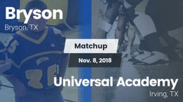 Matchup: Bryson vs. Universal Academy  2018