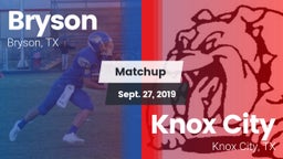 Matchup: Bryson vs. Knox City  2019