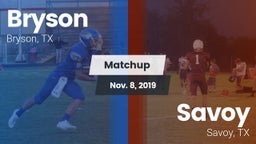 Matchup: Bryson vs. Savoy  2019