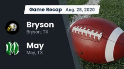 Recap: Bryson  vs. May  2020