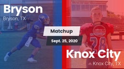 Matchup: Bryson vs. Knox City  2020