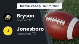 Recap: Bryson  vs. Jonesboro  2020