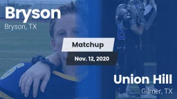 Matchup: Bryson vs. Union Hill  2020