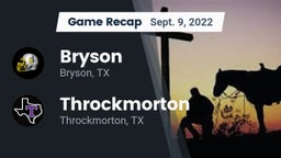 Recap: Bryson  vs. Throckmorton  2022