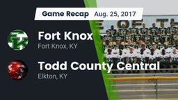 Recap: Fort Knox  vs. Todd County Central  2017