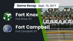 Recap: Fort Knox  vs. Fort Campbell  2017