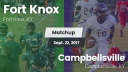 Matchup: Fort Knox vs. Campbellsville  2017
