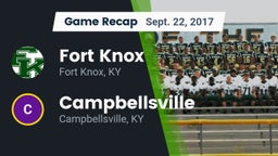 Recap: Fort Knox  vs. Campbellsville  2017