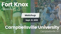 Matchup: Fort Knox vs. Campbellsville University 2018