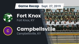Recap: Fort Knox  vs. Campbellsville  2019