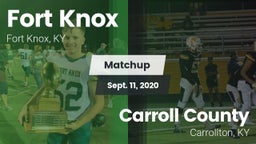 Matchup: Fort Knox vs. Carroll County  2020