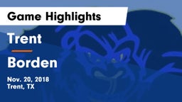 Trent  vs Borden  Game Highlights - Nov. 20, 2018