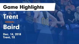 Trent  vs Baird  Game Highlights - Dec. 14, 2018