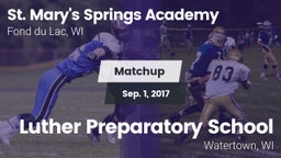 Matchup: St. Mary's Springs vs. Luther Preparatory School 2017