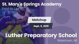 Matchup: St. Mary's Springs vs. Luther Preparatory School 2019