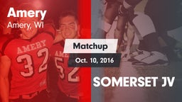 Matchup: Amery vs. SOMERSET JV 2016