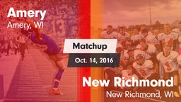 Matchup: Amery vs. New Richmond  2016