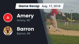 Recap: Amery  vs. Barron  2018