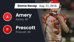 Recap: Amery  vs. Prescott  2018