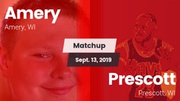 Matchup: Amery vs. Prescott  2019