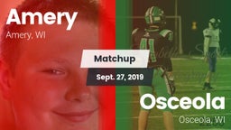 Matchup: Amery vs. Osceola  2019